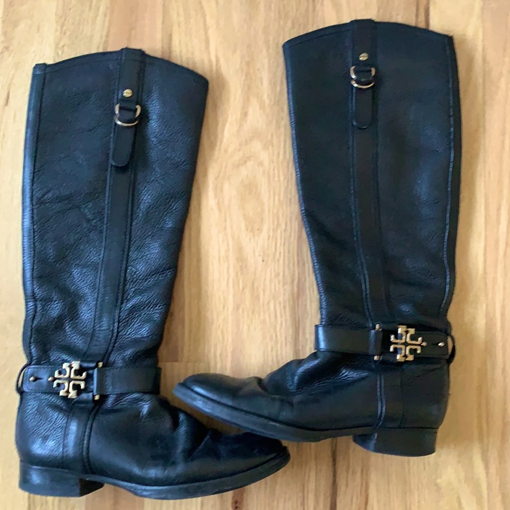Black Tory Burch 7.5 Boots 🖤